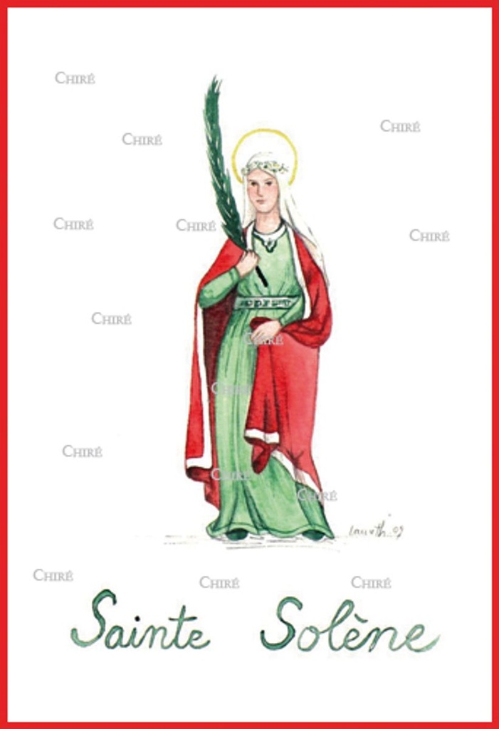 Solène - Sainte - Aquarelle