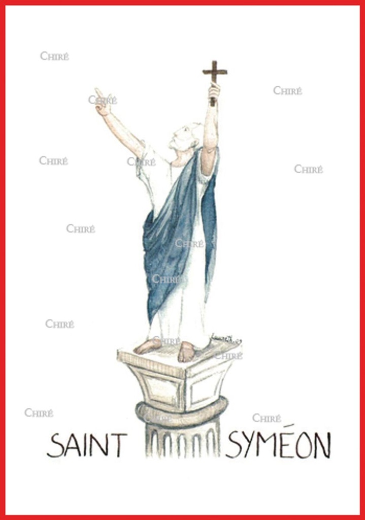 Syméon - Saint - Aquarelle