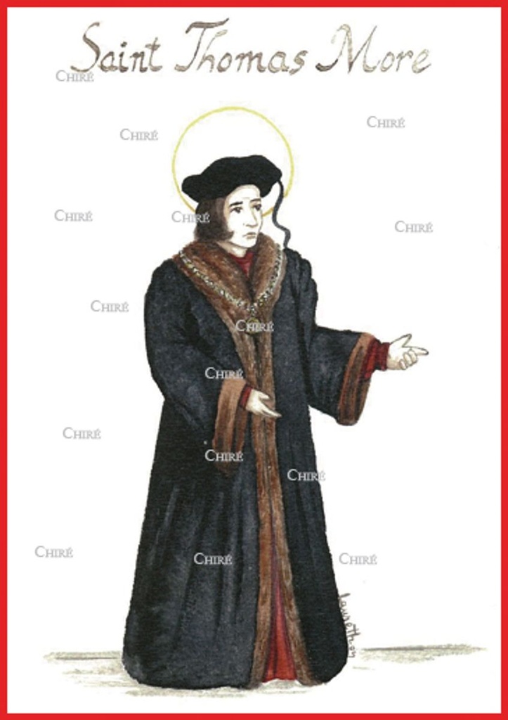 Thomas More - Saint - Aquarelle