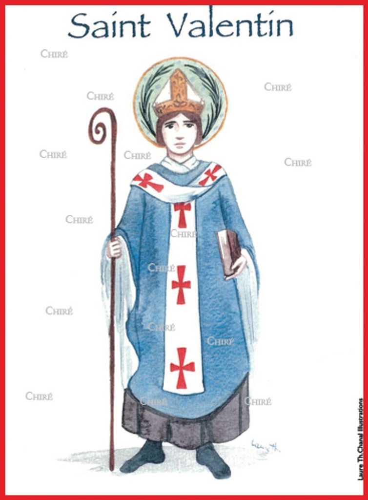 Valentin - Saint - Aquarelle