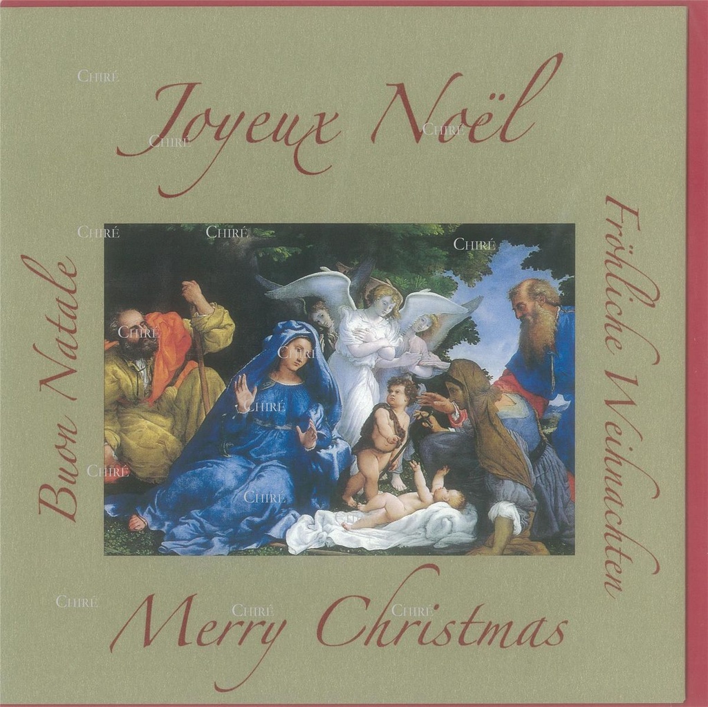 L´Adoration des mages - Lorenzo Lotto (1480-1556) - Joyeux Noël - DA-605