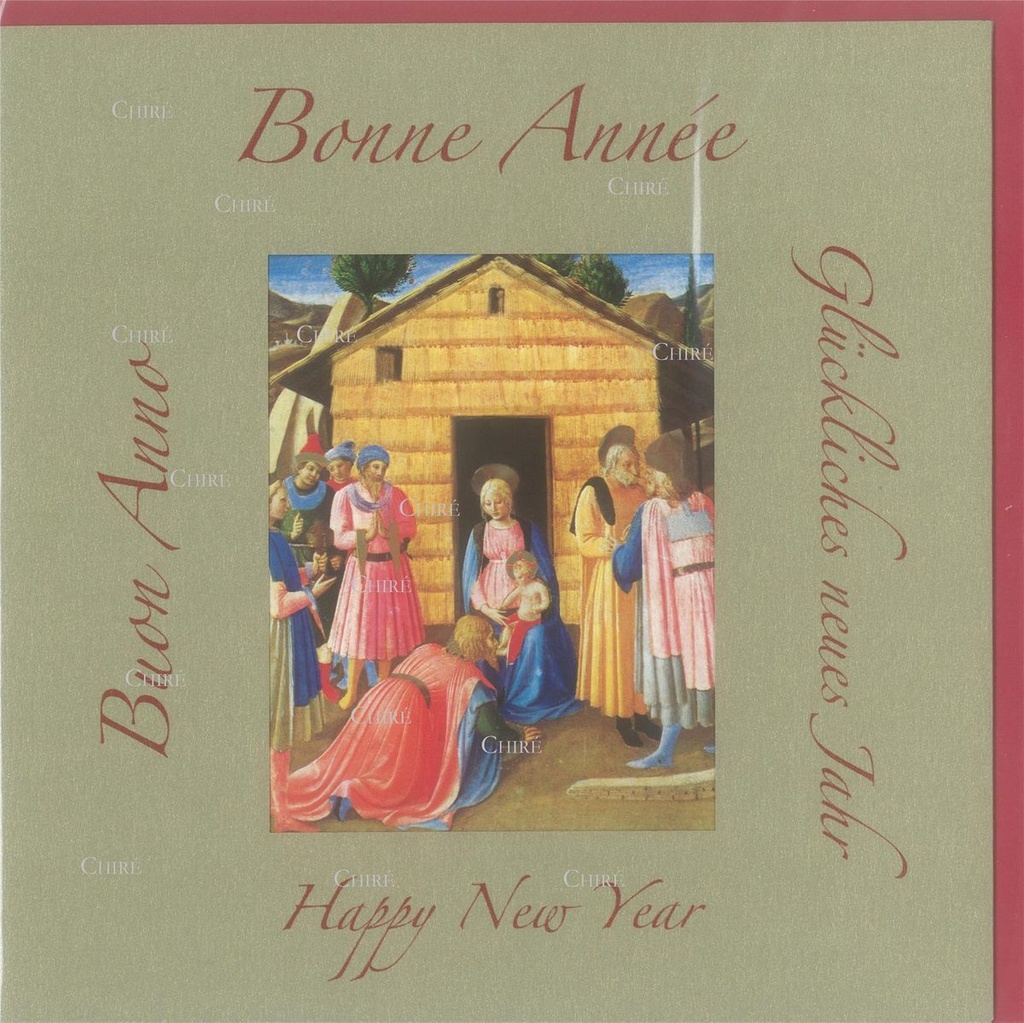 L´Adoration des Mages - Fra Angelico - Bonne Année - DA-622