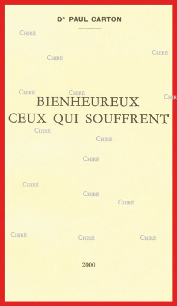 Bienheureux ceux qui souffrent
