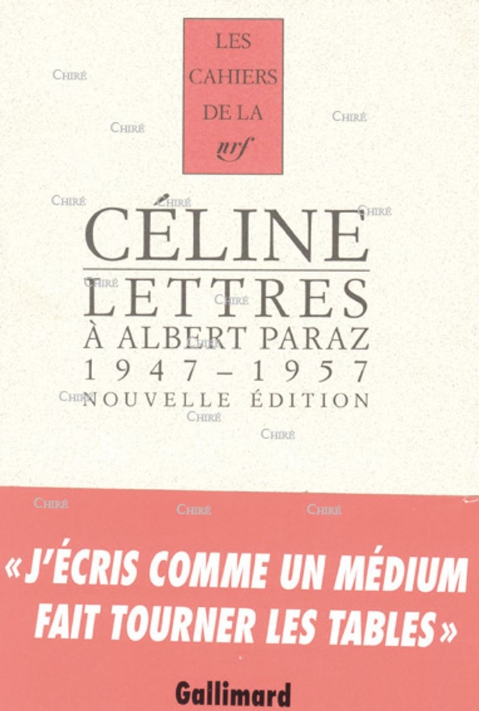 Lettres à Albert Paraz 1947-1957