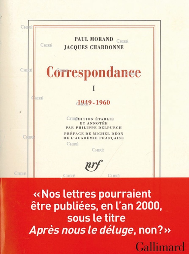 Correspondance - 1949-1960 - T01