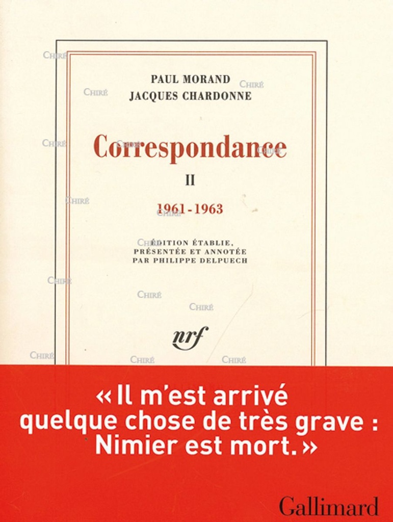 Correspondance - 1961-1963 - T02