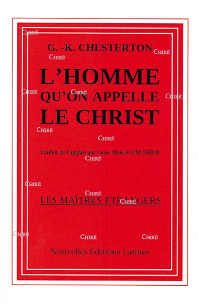 L´homme qu´on appelle le Christ