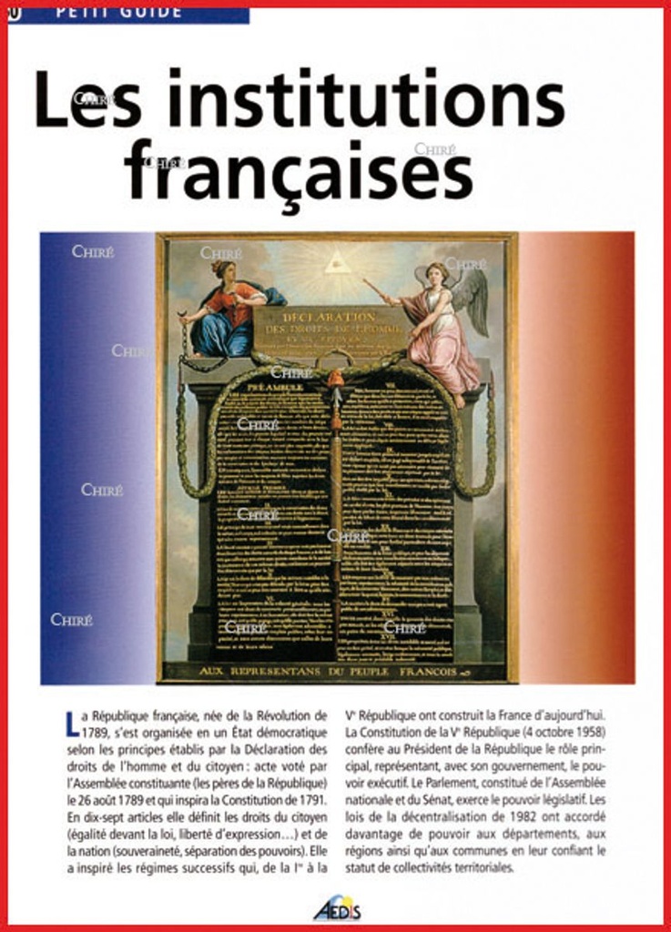 Les institutions françaises - Petit guide 50