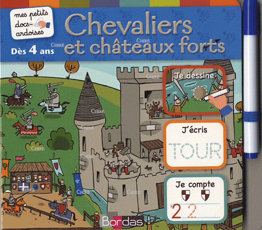 Mes petits docs-ardoises - Chevaliers et chateaux forts