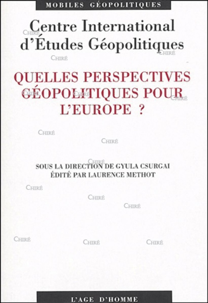 Quelles perspectives géopolitiques pour l´Europe ?
