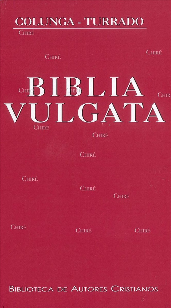 Biblia Vulgata - En latin