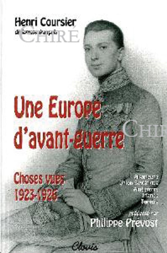 Une Europe d´avant-Guerre - Choses vues 1923-1926