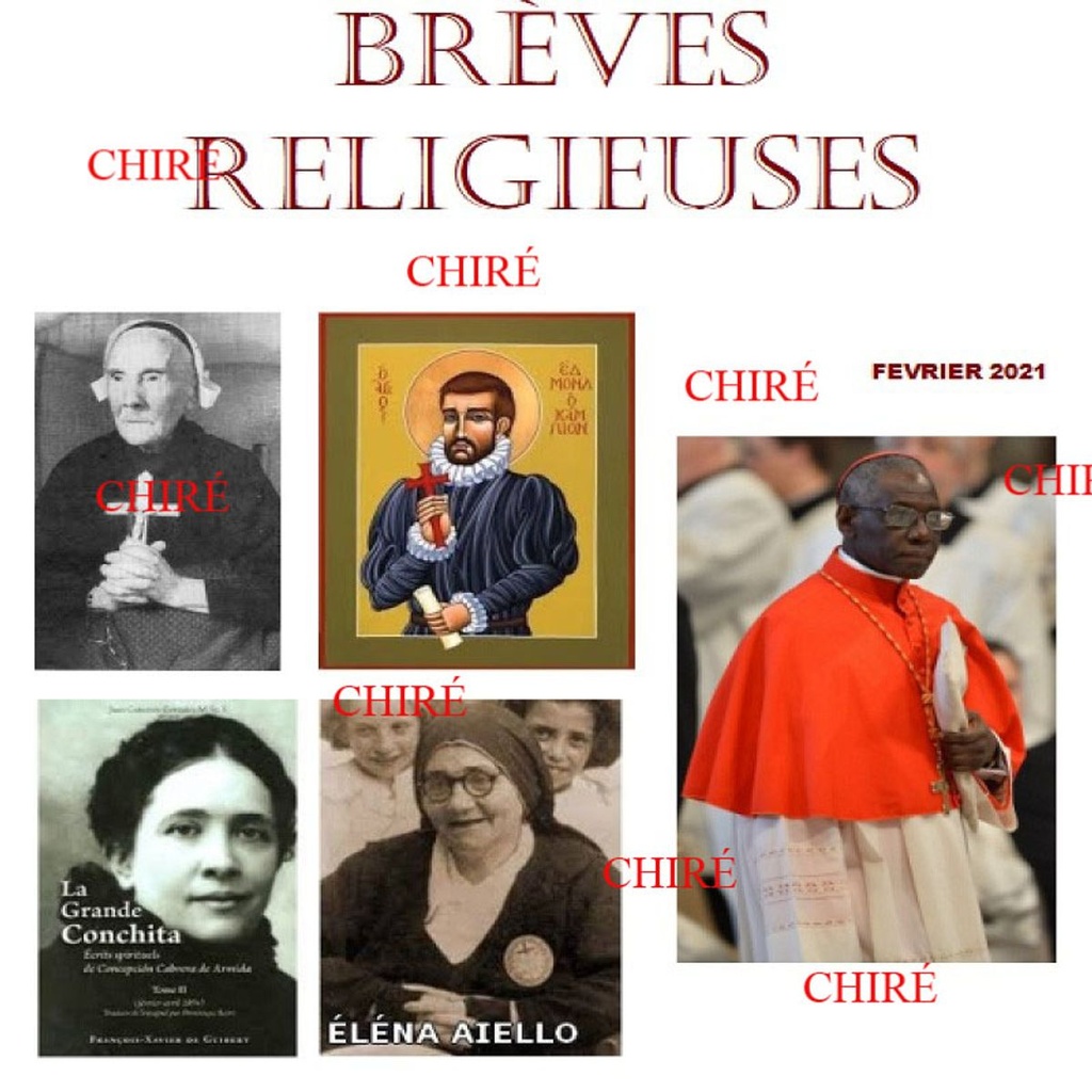Brèves religieuses Février 2021