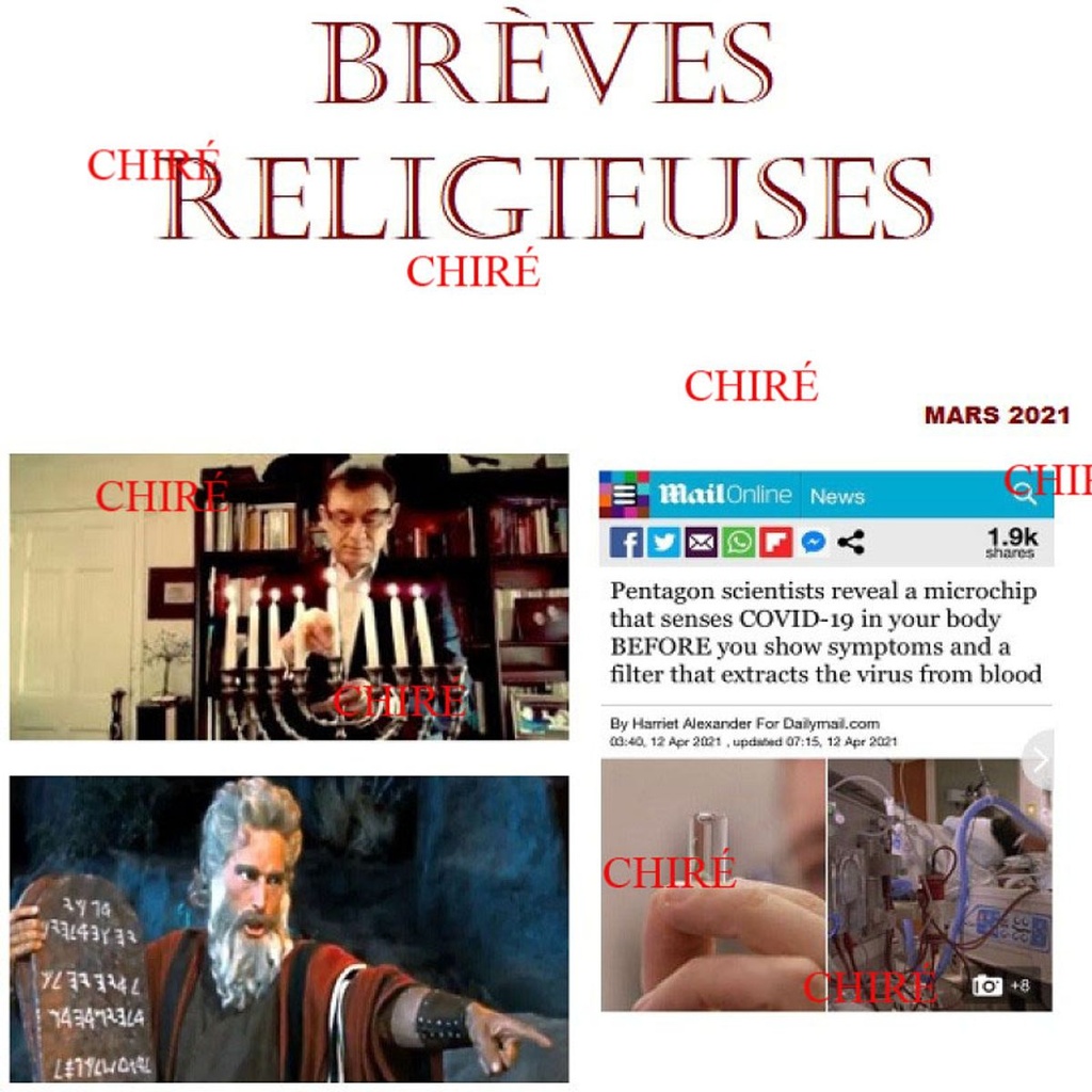 Brèves religieuses Mars 2021