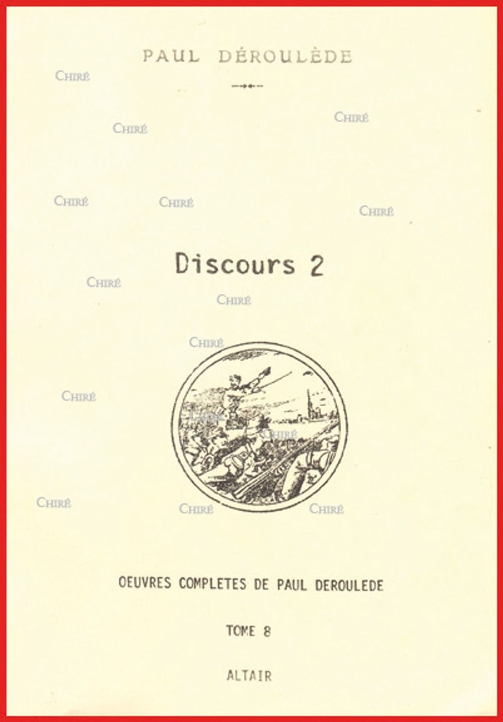 Oeuvres complètes T 8 - Discours 2