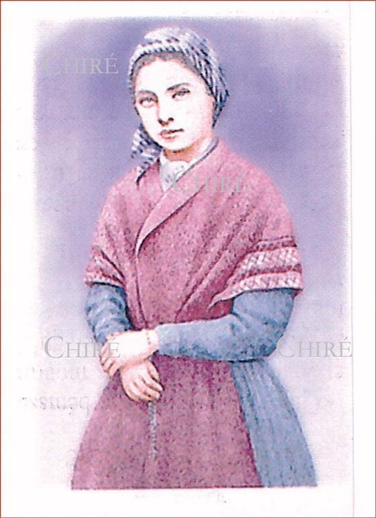 Sainte Bernadette - Etui - Image et prière - E023