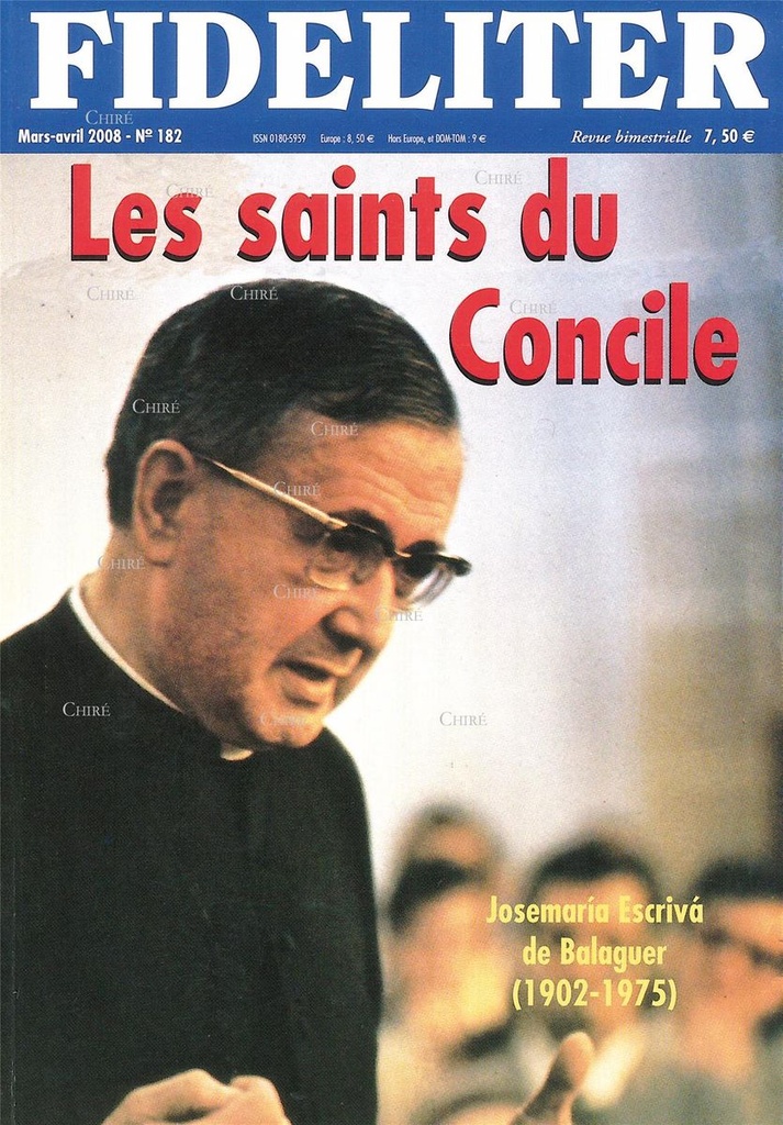 Fideliter N° 182 - Mars-Avril 2008 - Les Saints du Concile