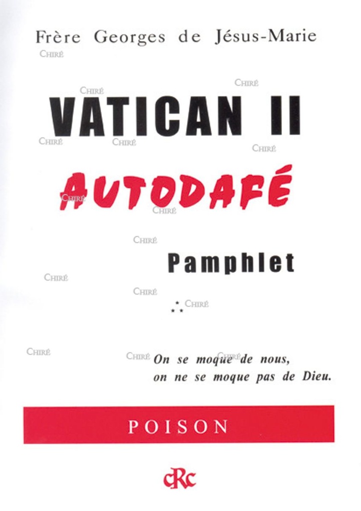Vatican II autodafé - Pamphlet