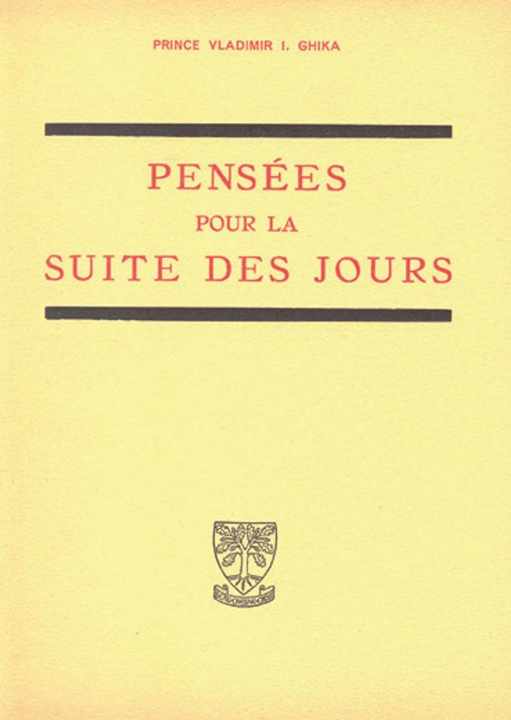 Pensées pour la suite des jours