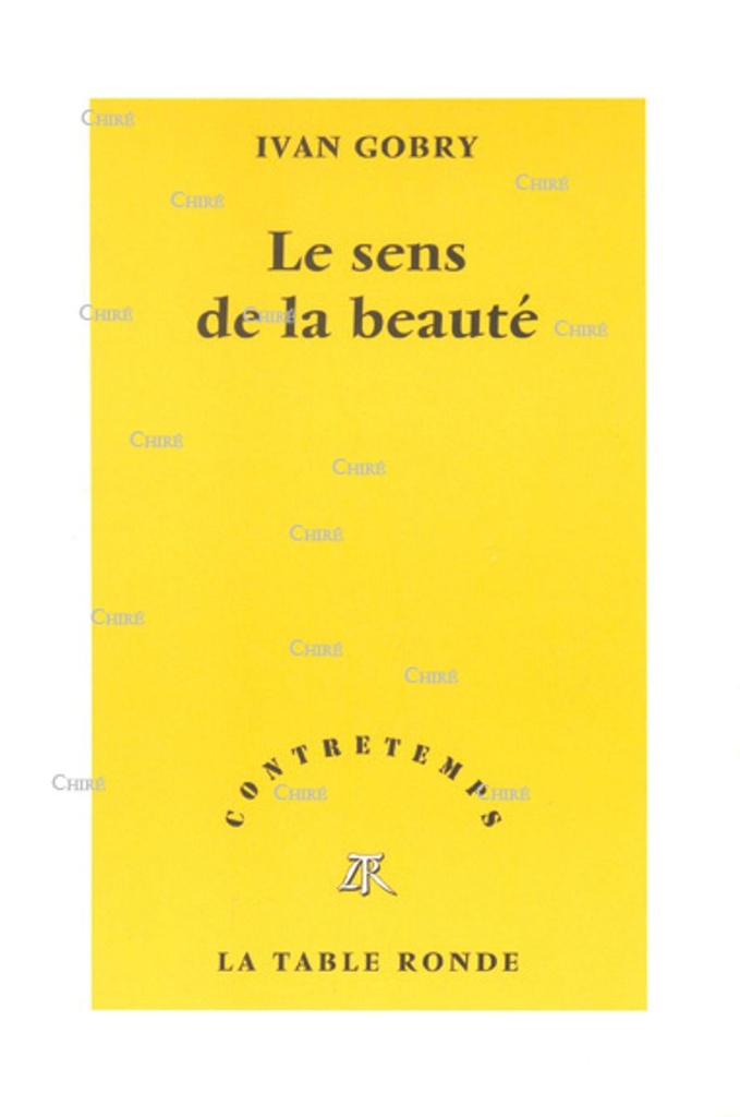 Le sens de la beauté
