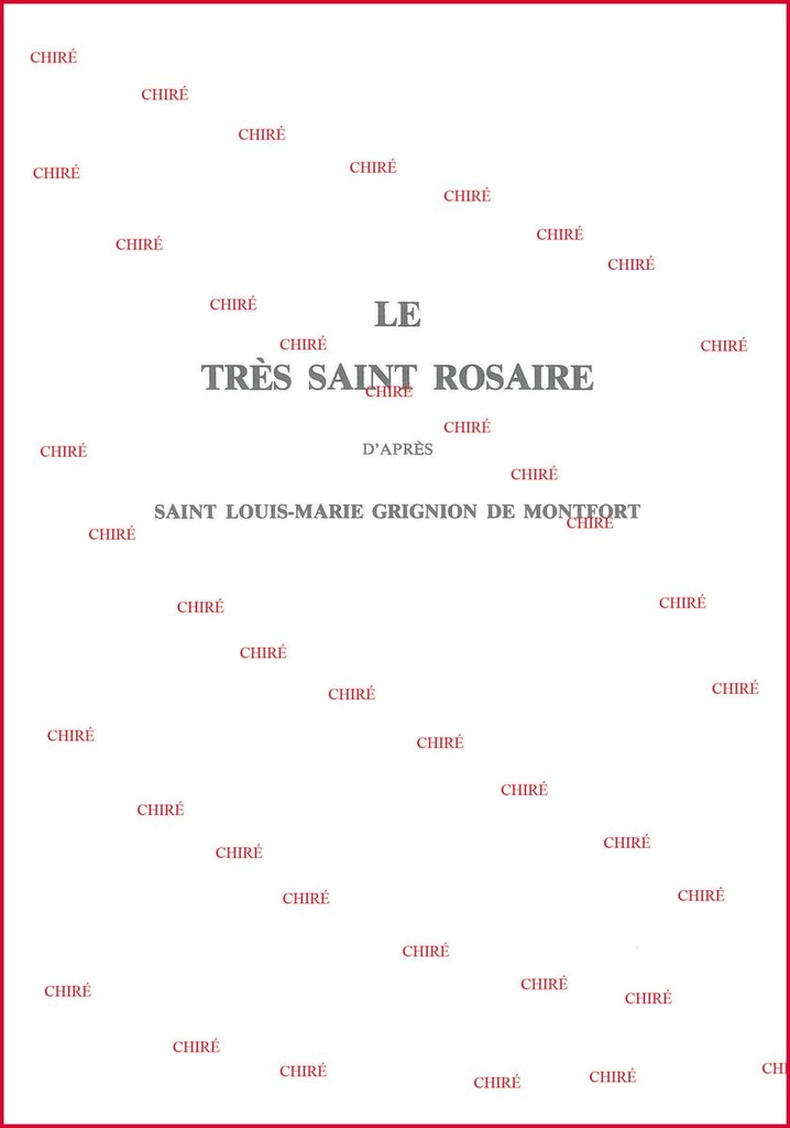 Le Très Saint Rosaire