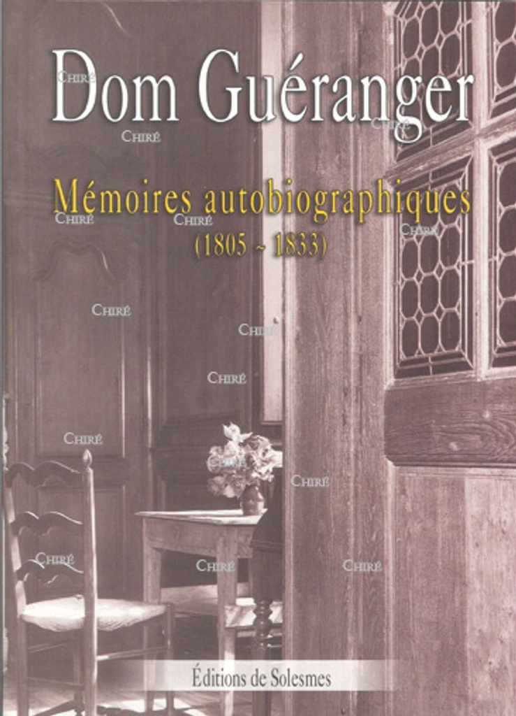Mémoires autobiographiques 1805-1833