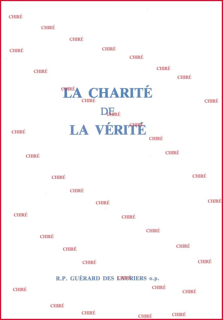 La charité de la vérité