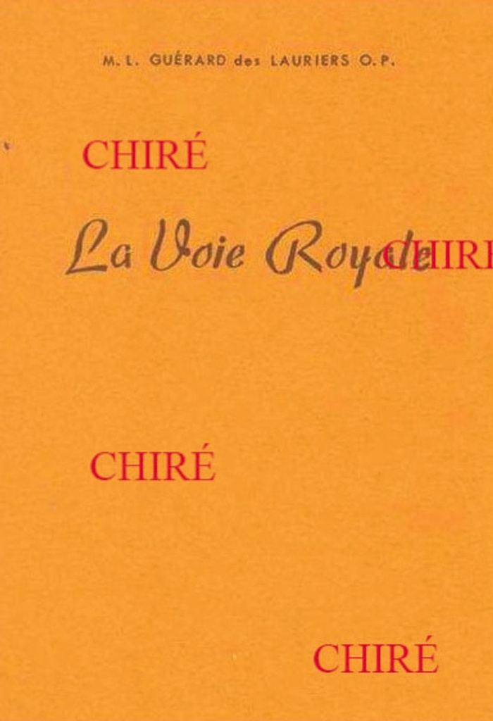 La voie royale - Chemin de Croix commenté