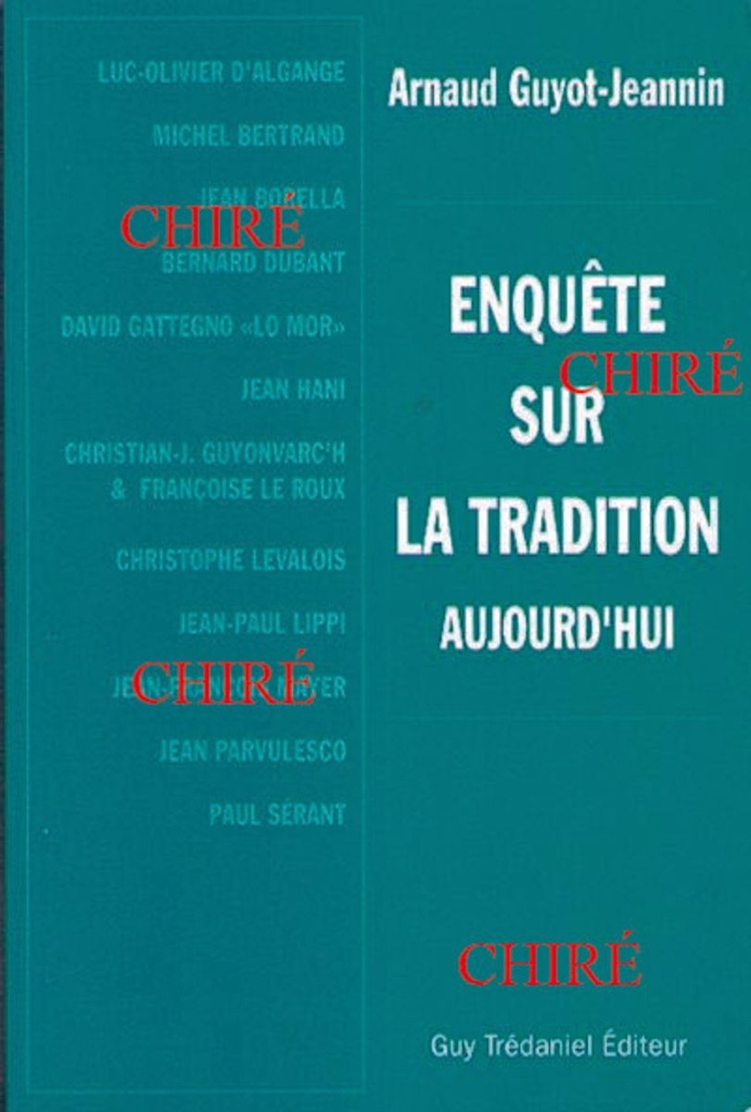 Enquête sur la Tradition