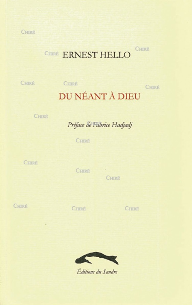 Du néant à Dieu