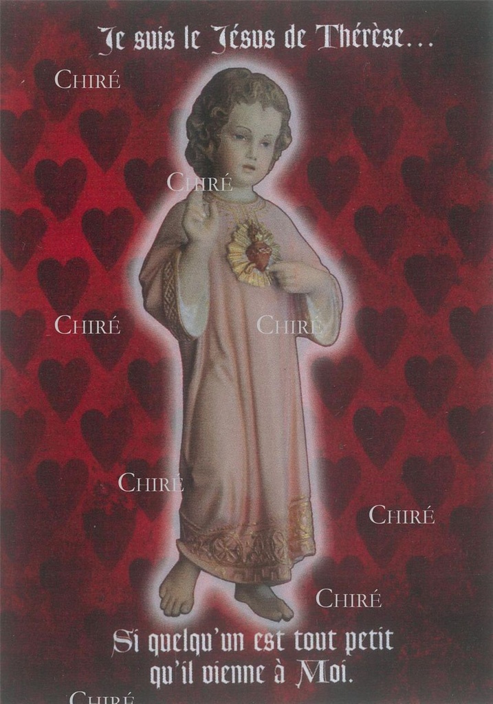 Je suis le Jésus de Thérèse - Image plastifiée - IPT04