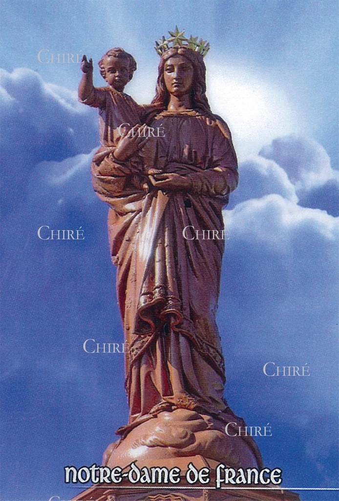 Notre Dame de France - Image plastifiée - IPM37