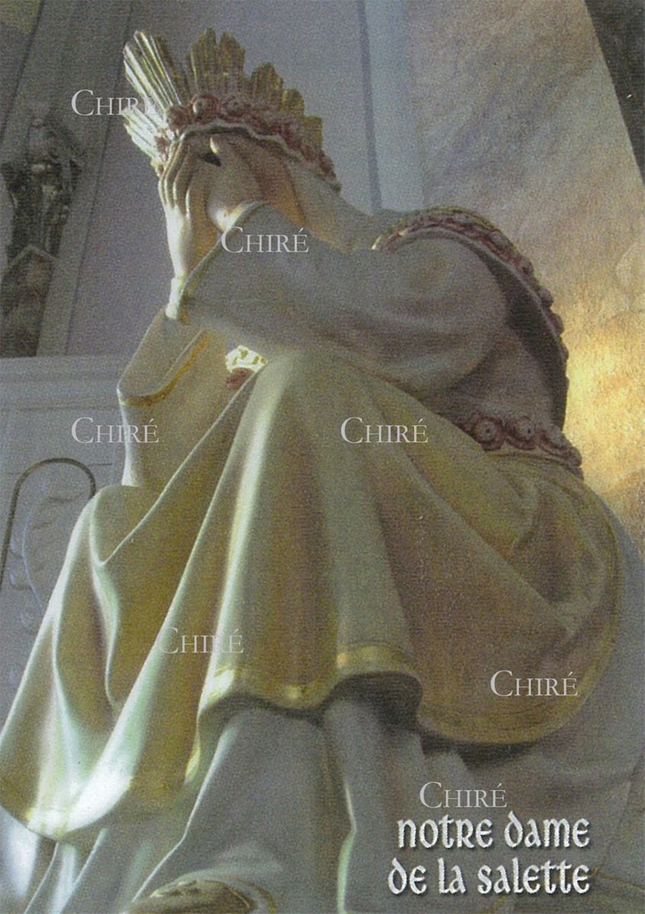 Notre Dame de la Salette - Image plastifiée - IPM22
