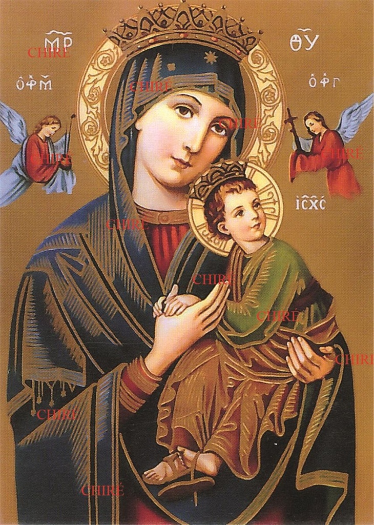 Notre Dame du perpétuel secours - Image plastifiée - IPM15