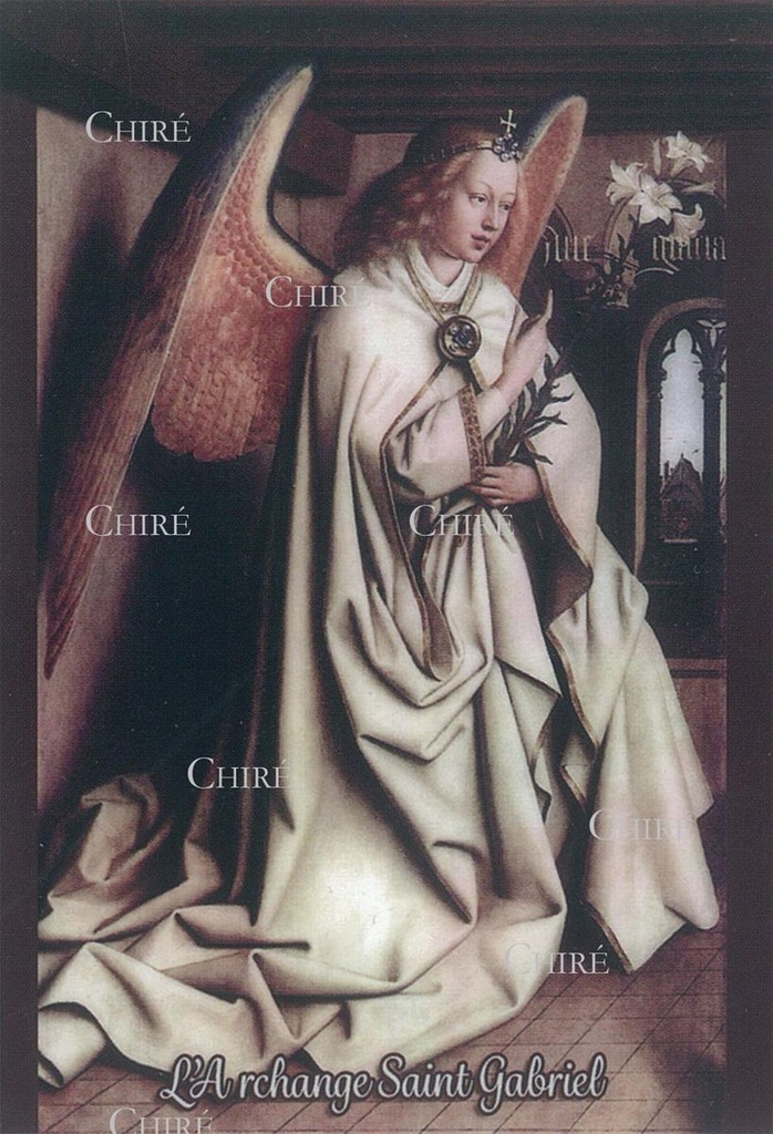 Prière à l´Archange Saint Gabriel - Image plastifiée - IPG03