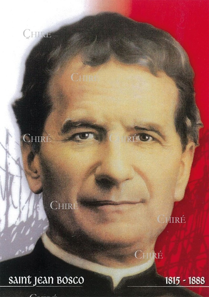 Saint Jean Bosco - Image plastifiée - IP806