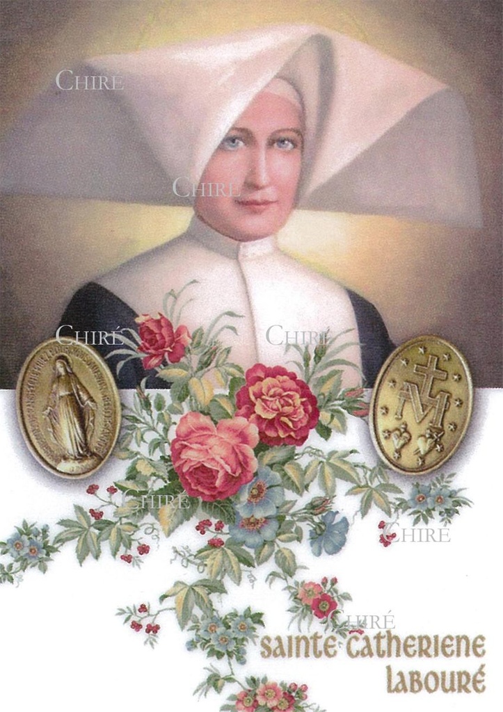 Sainte Catherine Labouré - Image plastifiée - IPC03