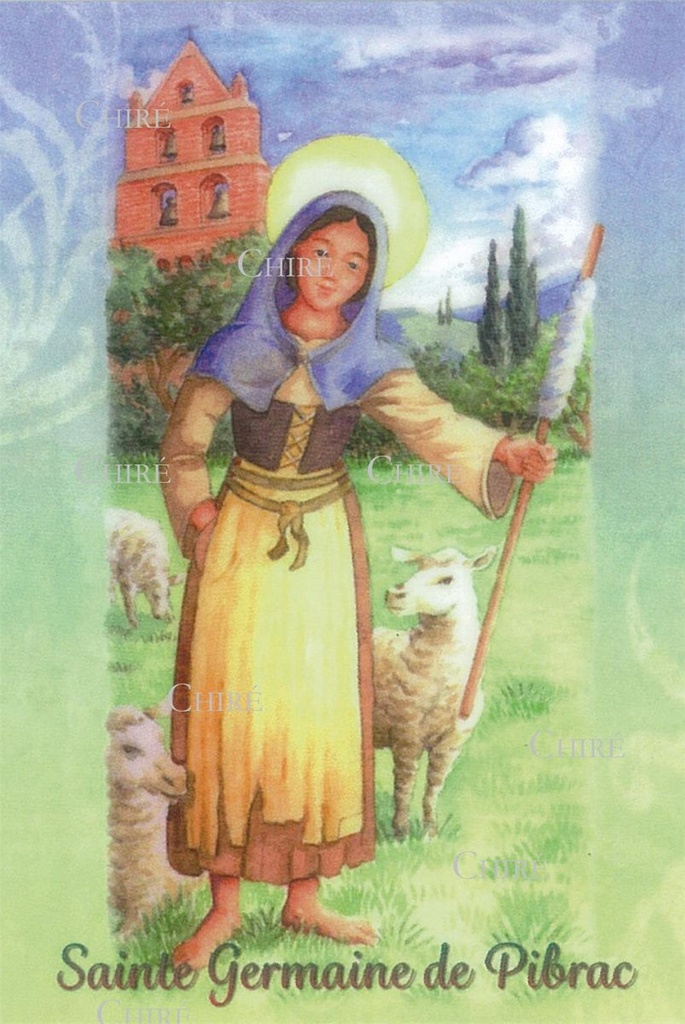 Sainte Germaine de Pibrac - Image plastifiée - IPG04