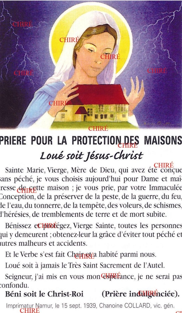 Prière pour la protection des maisons - Image 040029