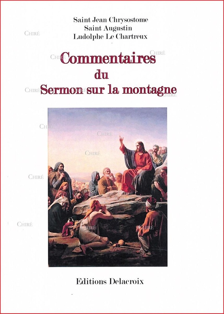 Commentaires du sermon sur la montagne