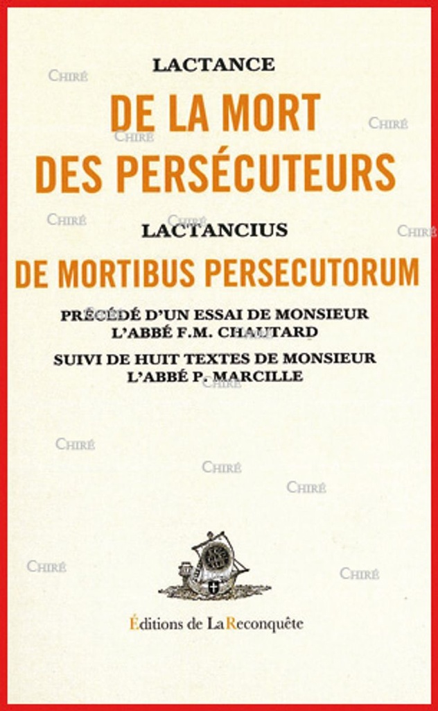 De la mort des persécuteurs