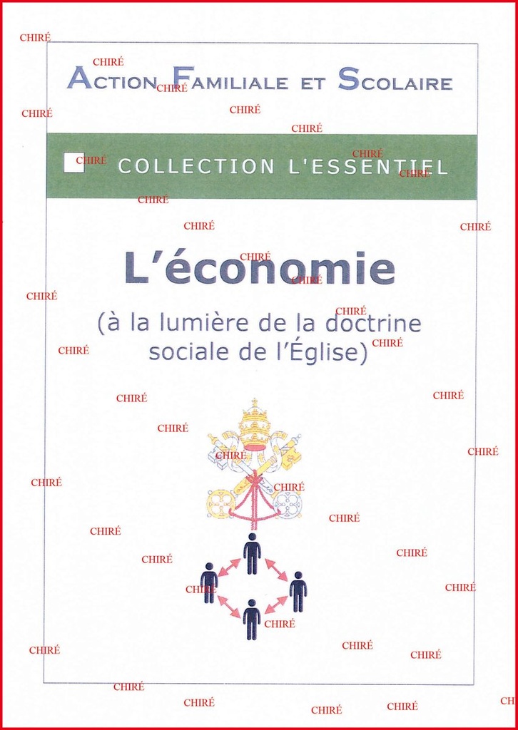L´économie (à la lumière de la doctrine sociale de l´Église) - Collection L´essentiel