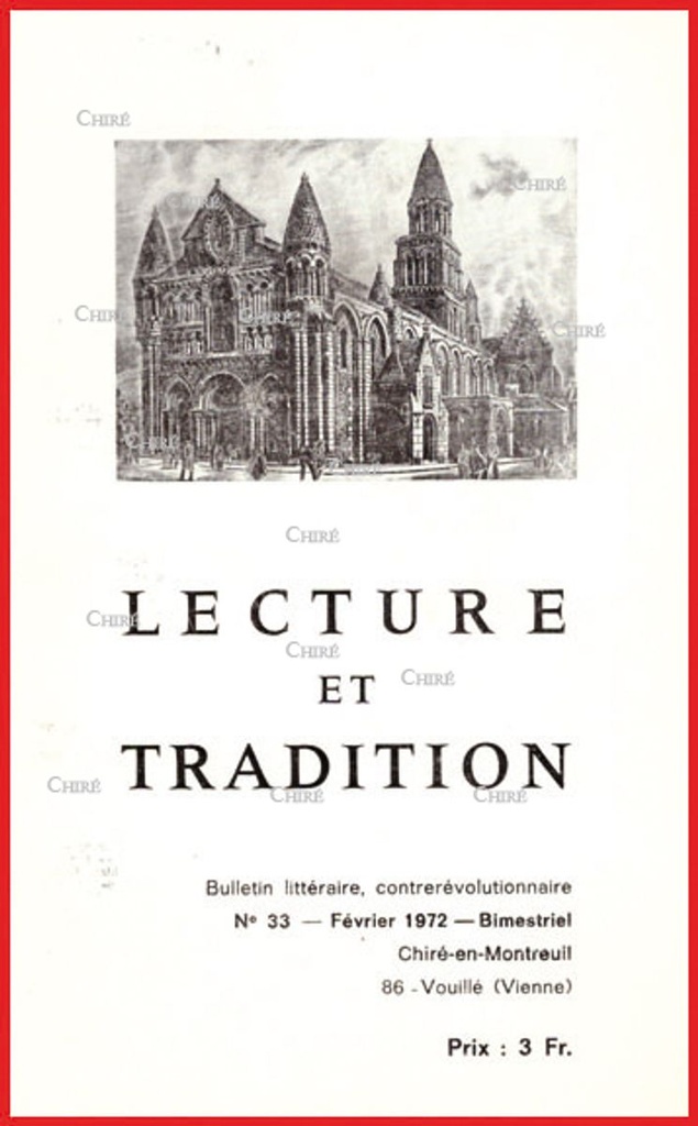 N° 033-056 - Collection Lecture et Tradition
