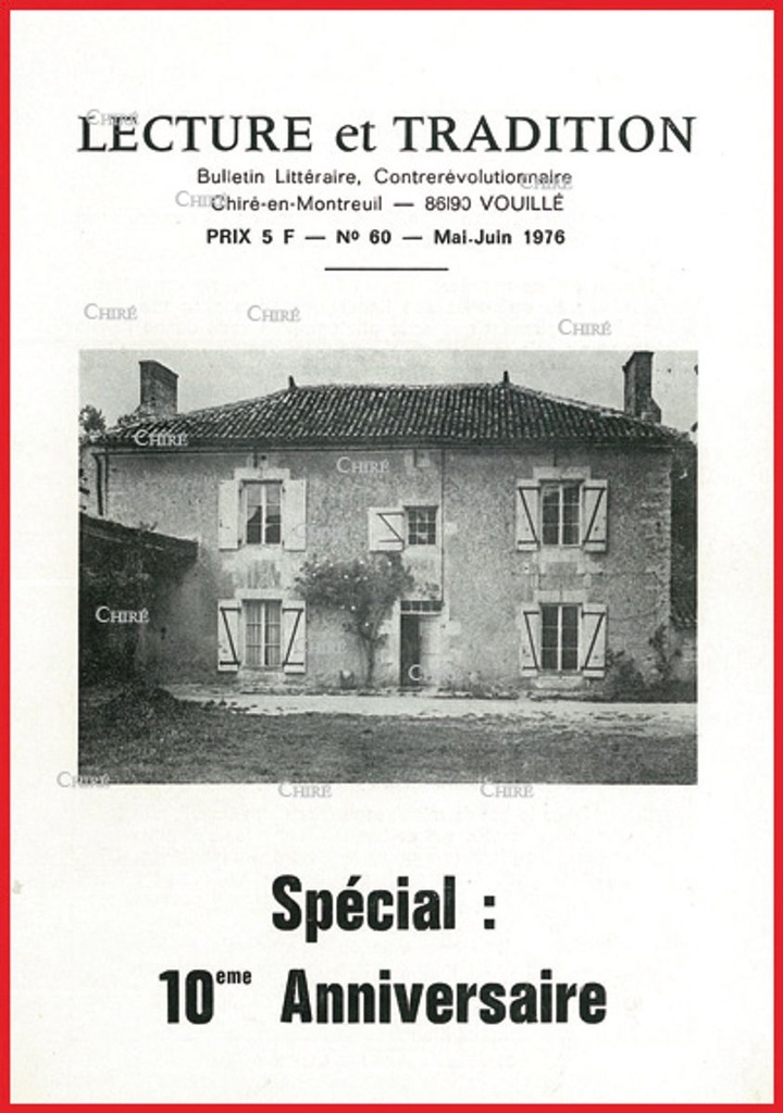 N°060 Mai-Juin 1976 - Spécial : 10e anniversaire