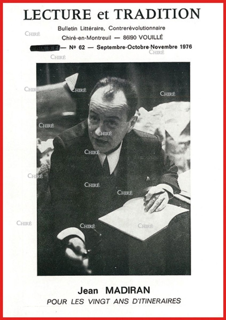 N°062 - J Madiran, Amiral Darlan, les prophéties de La Fraudais