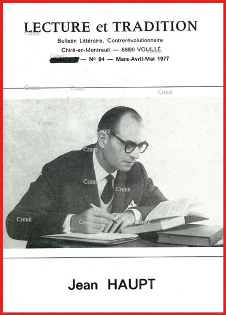 N°064 - Jean Haupt, Montoire, Mgr Ducaud-Bourget, les prières de la Messe