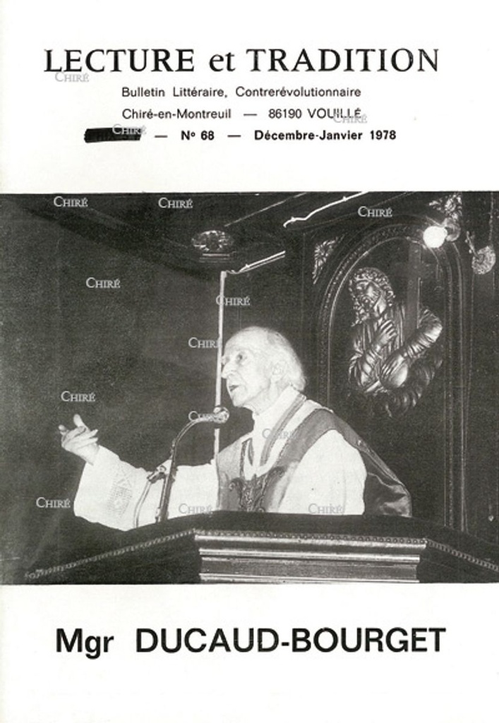 N°068 - Mgr Ducaud-Bourget, les Provinciaux, prélats et francs-maçons, les 200 familles au pouvoir