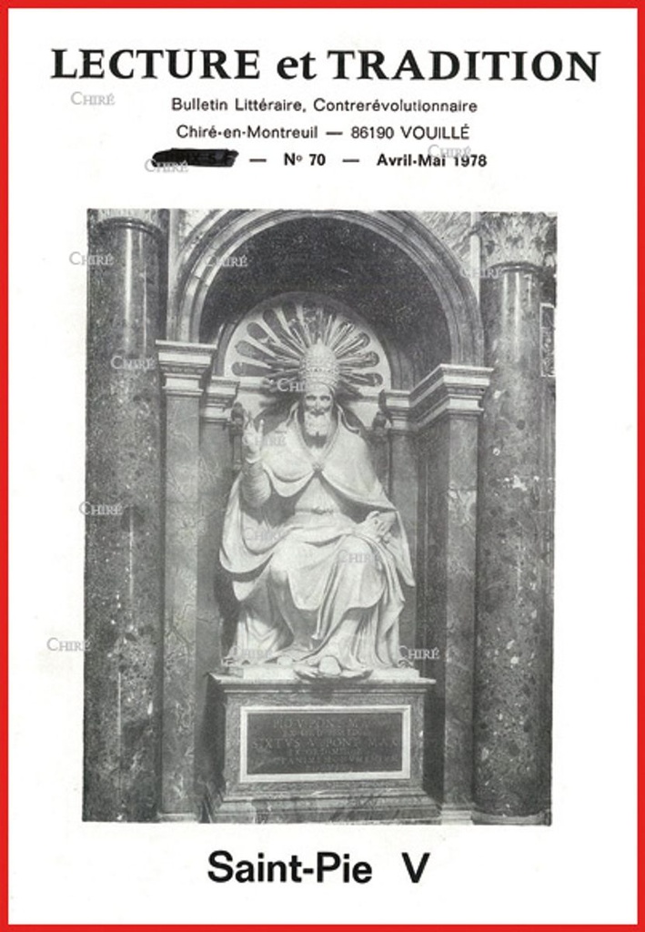 N°070 - Saint Pie V, Marquis de la Franquerie