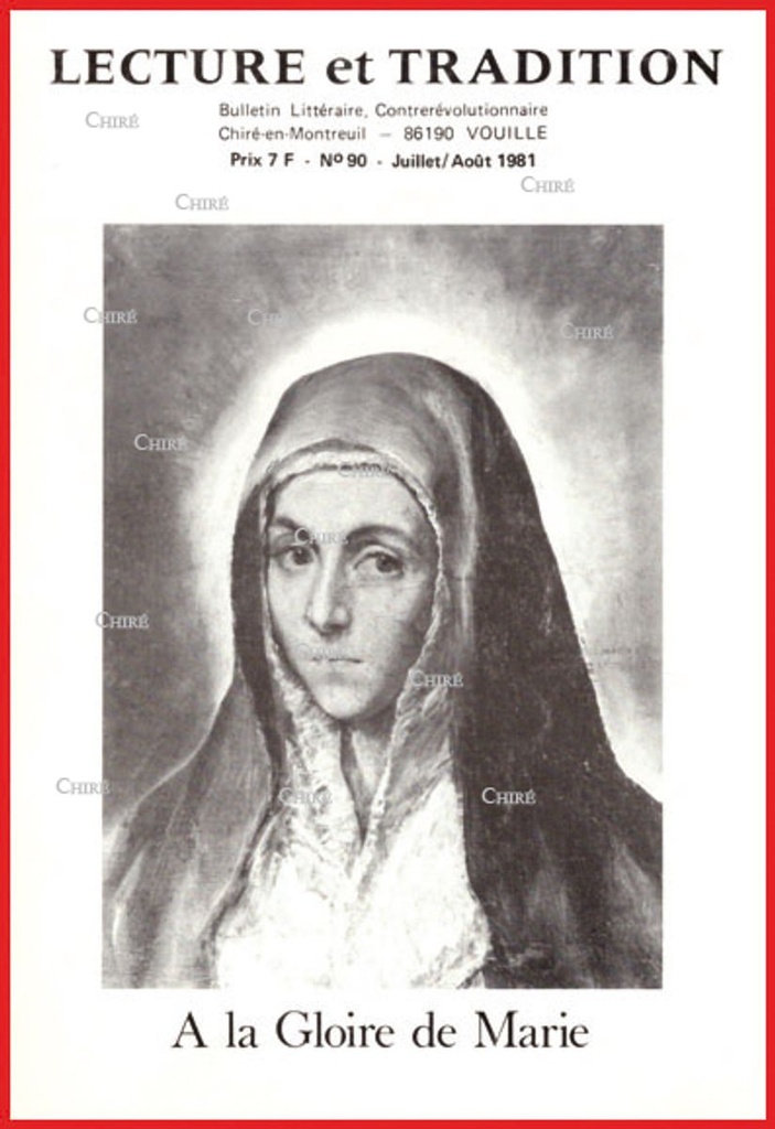 N°090 Juil/Août 1981 - A la gloire de Marie