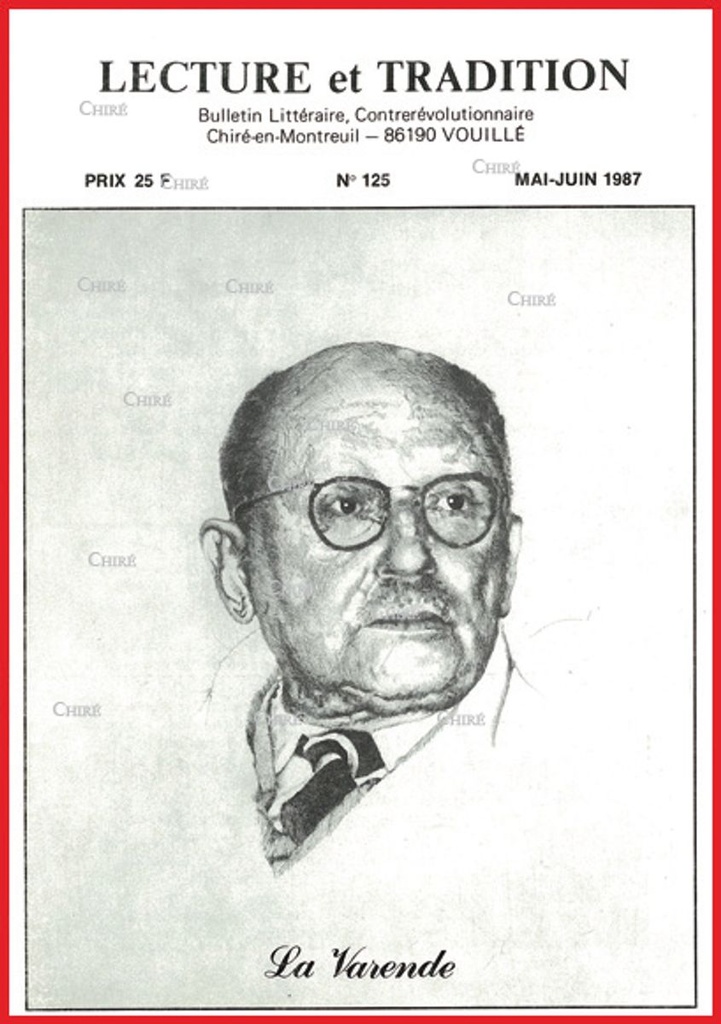 N°125 Mai/Juin 1987 - Jean de La Varende (1887-1959)